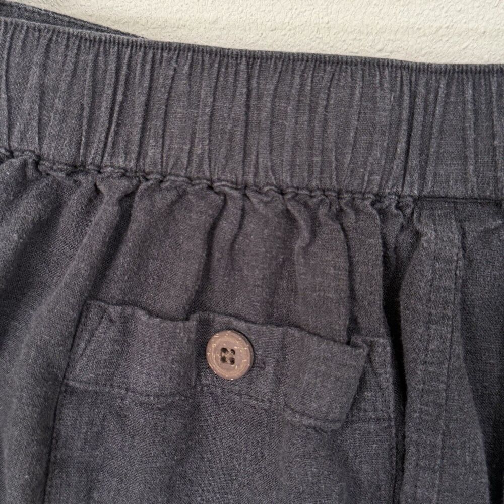 Patagonia Garden Island Shorts Womens XS Gray Black Hemp Tencel Tie Waist - Picture 6 of 7
